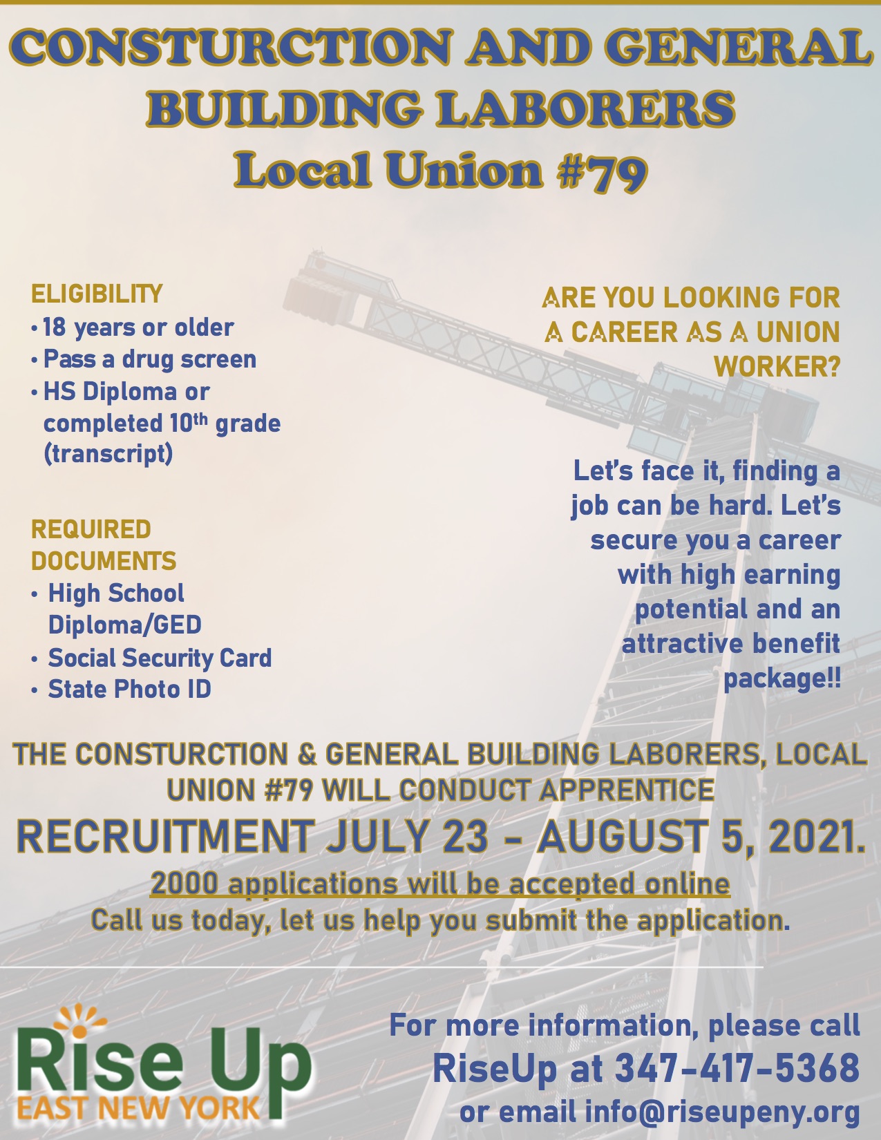 Construction and General Building Laborers ~ Local Union #79