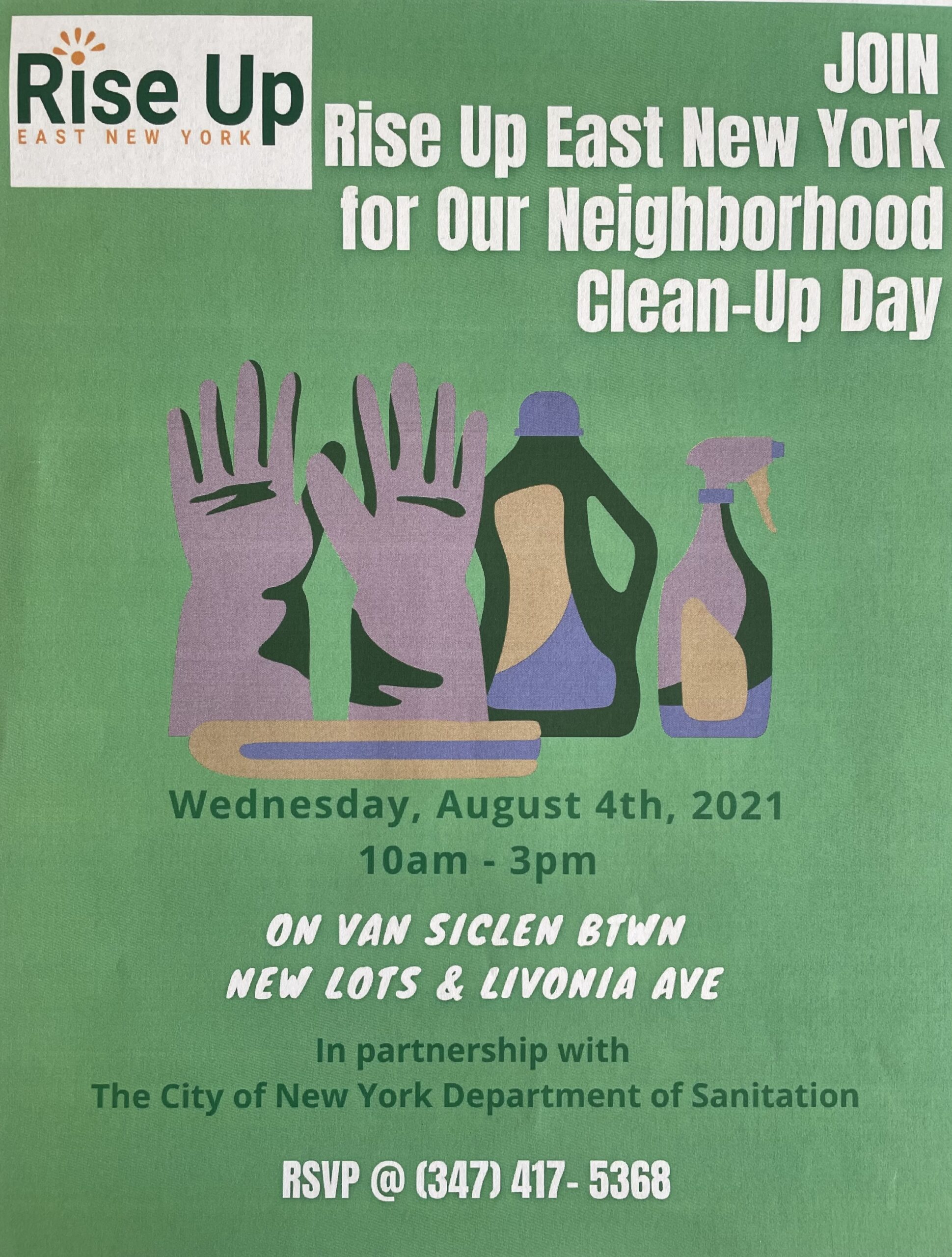 Rise Up ENY Clean Up Van Siclen Ave.